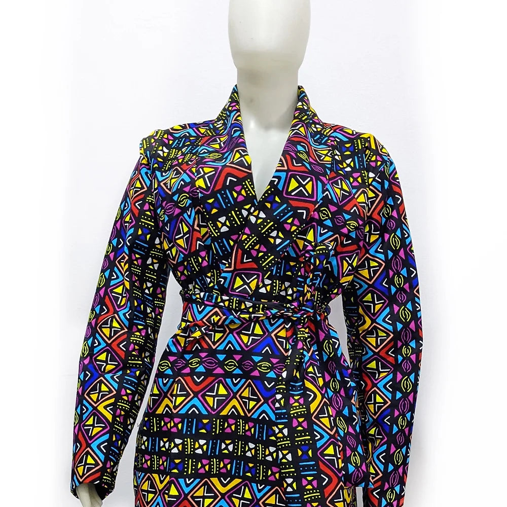 OLORI African Print Shawl Jacket 2.0