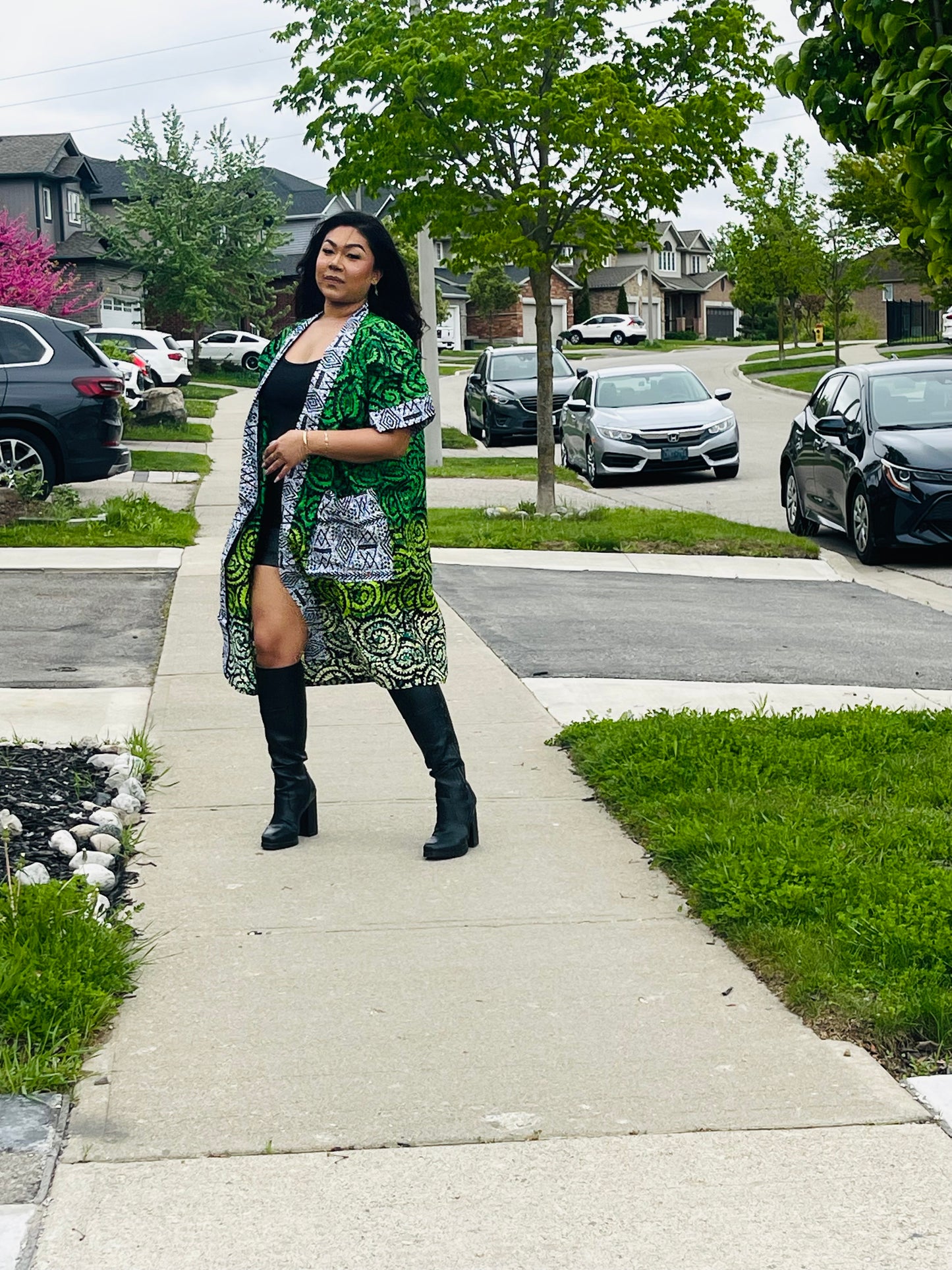 Nazor Ankara Kimono Jacket
