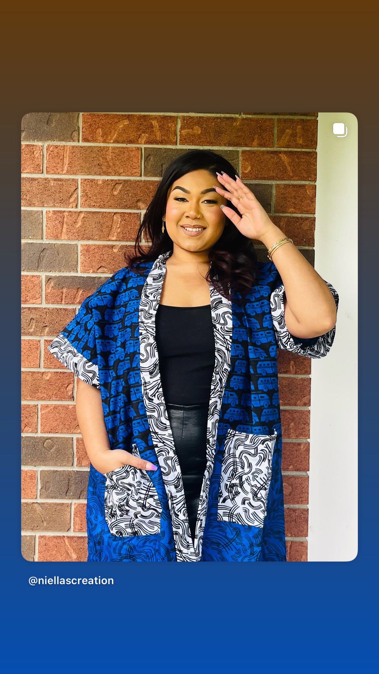 Celine Ankara Kimono Jacket