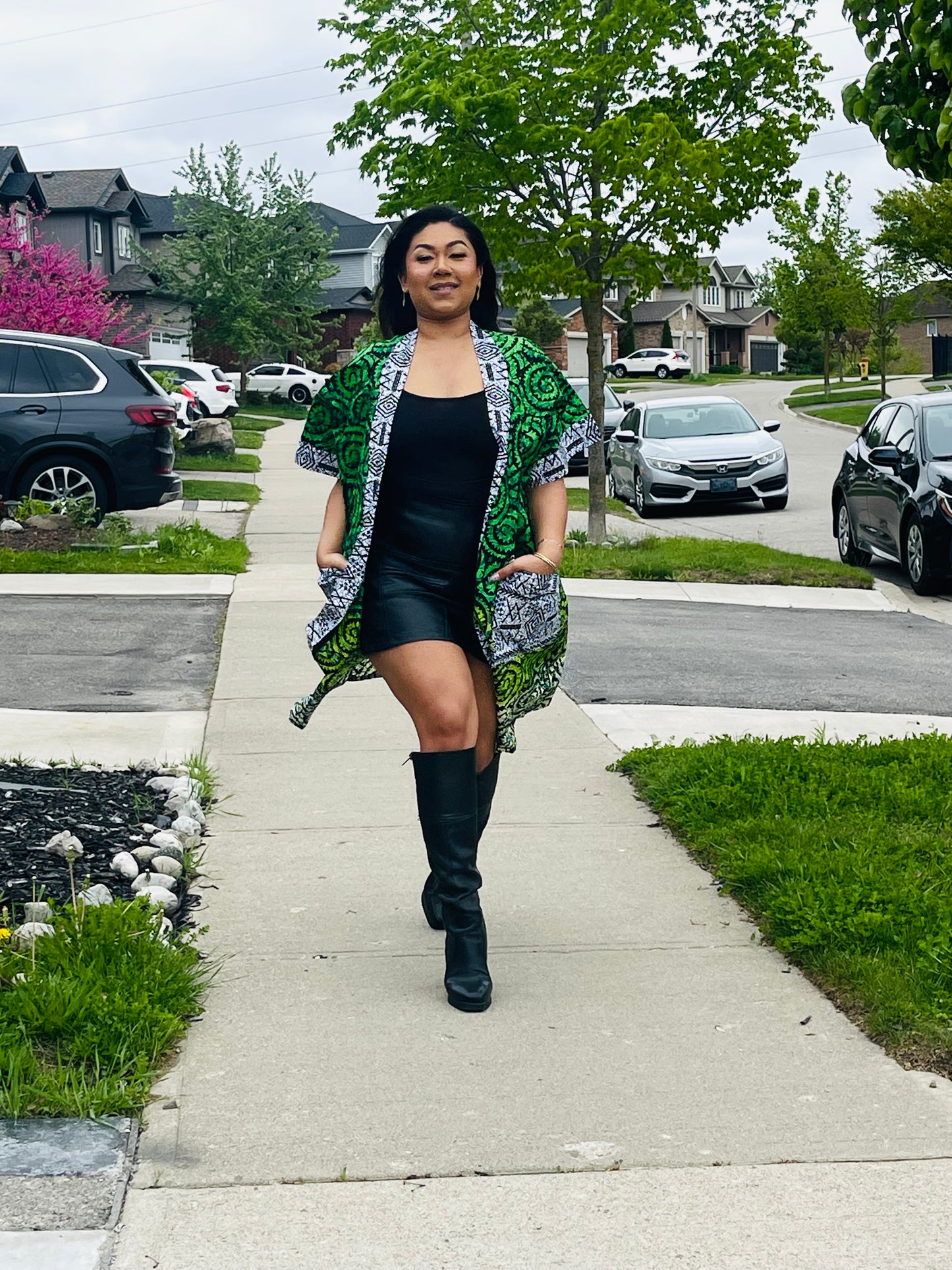 Nazor Ankara Kimono Jacket