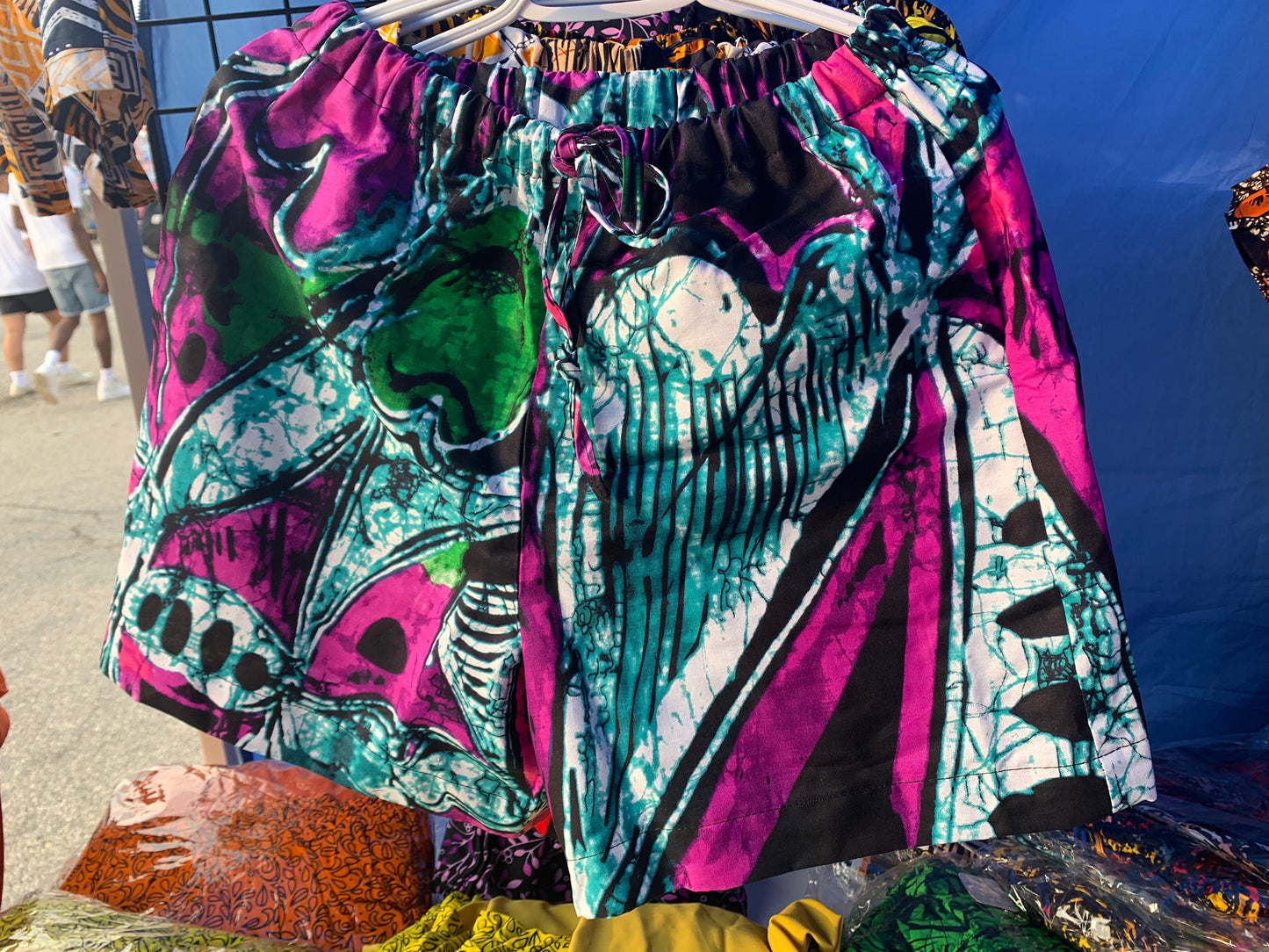 Carrie African Print Shorts
