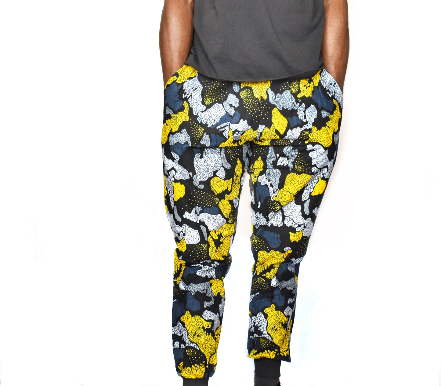 Udoma African Print Joggers Pants