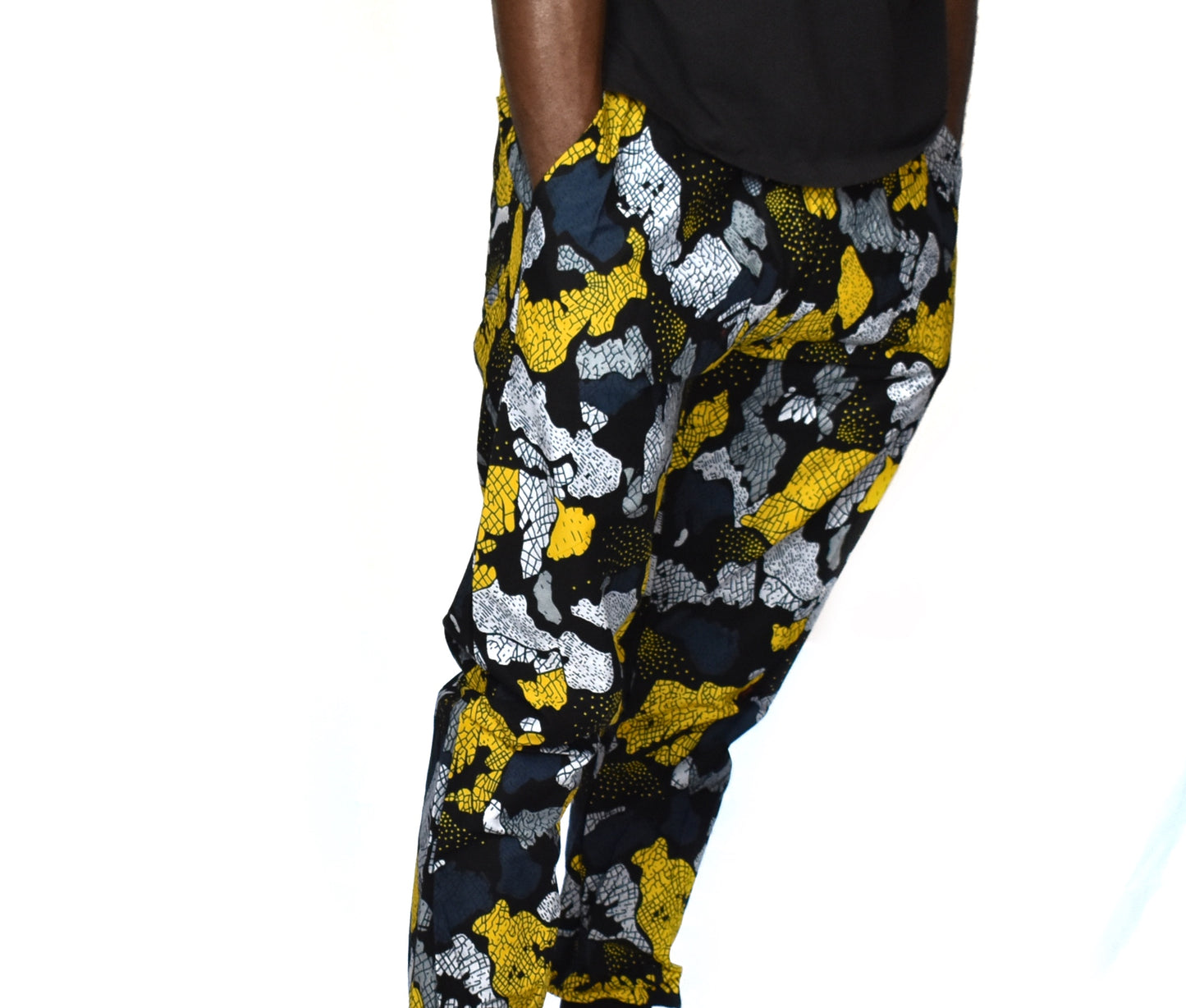 Udoma African Print Joggers Pants