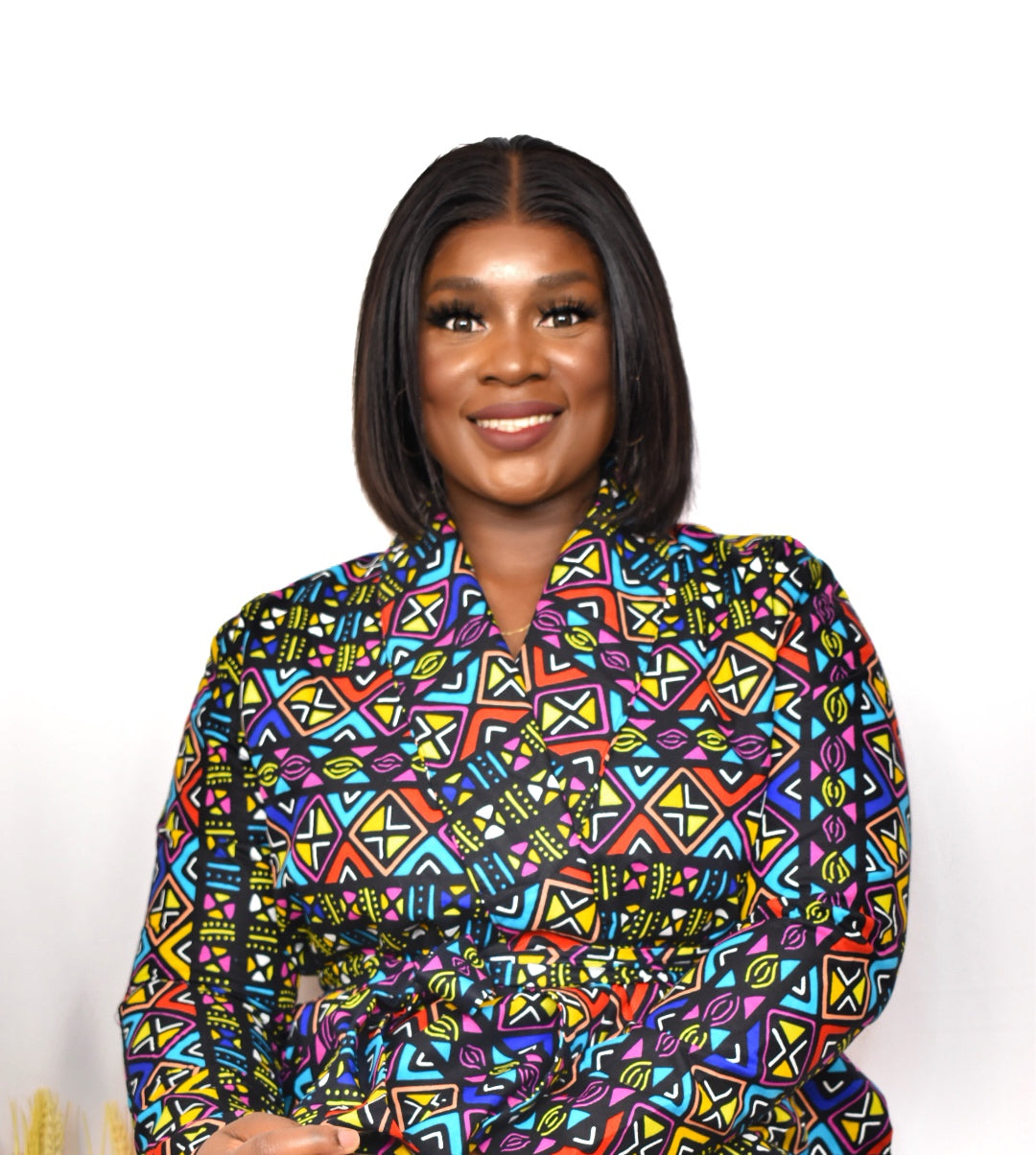 OLORI African Print Shawl Jacket 2.0