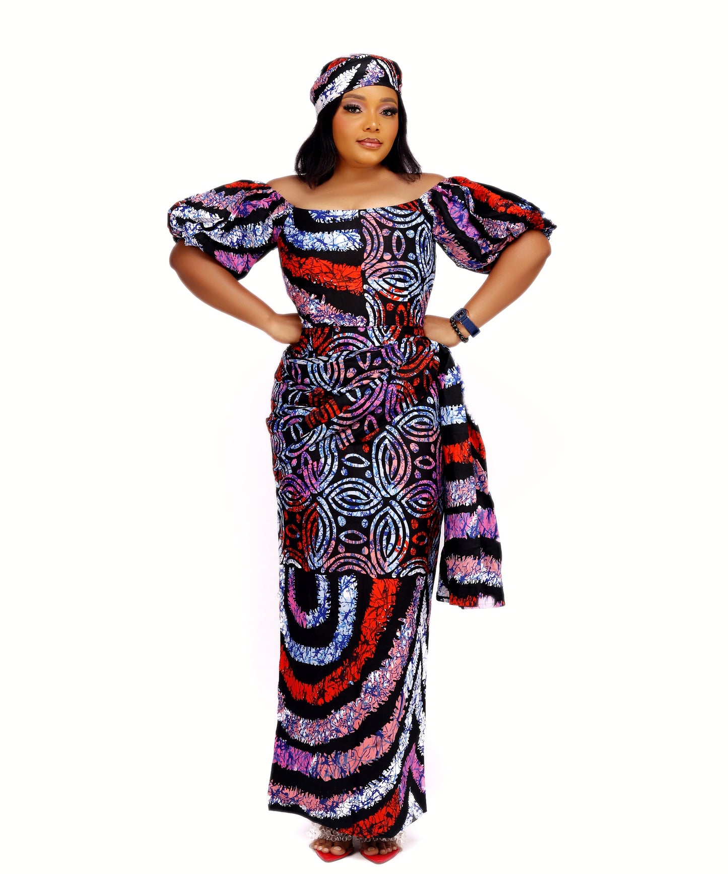 Dayana African Print Dress