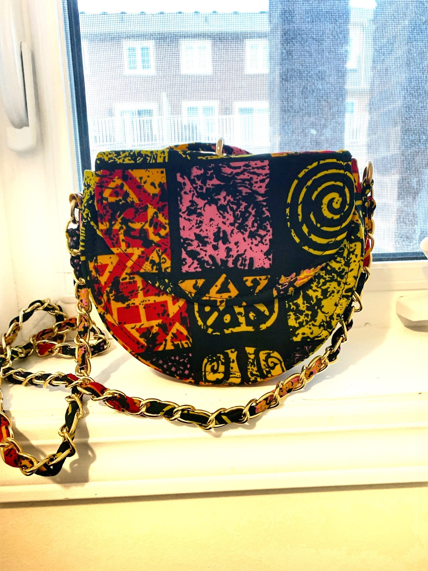 Imani Afrocentric Ankara Mini Handbag