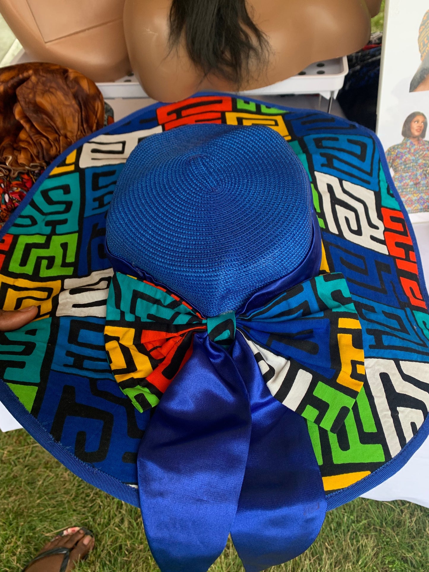 Ankara Wide Brim Hat