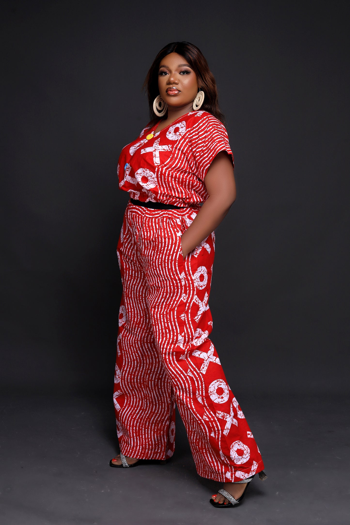 Ibi Co-ord African Print Set