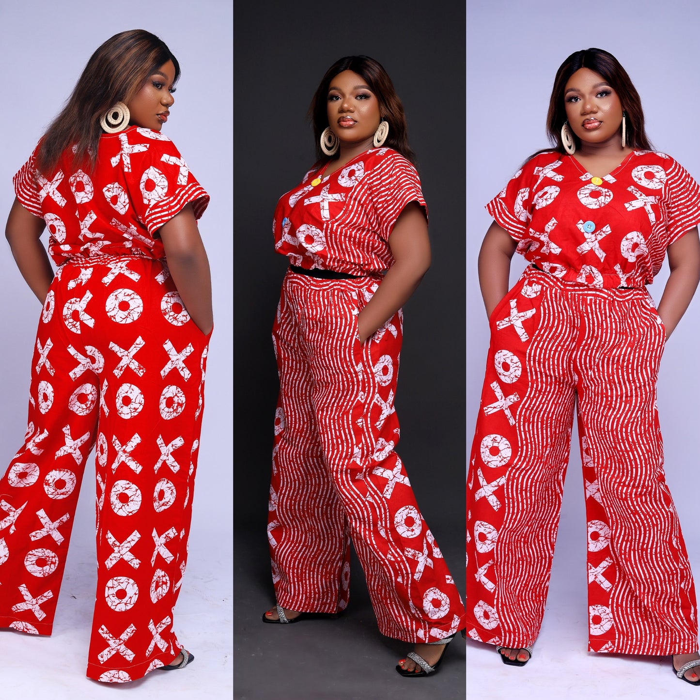 Ibi Co-ord African Print Set