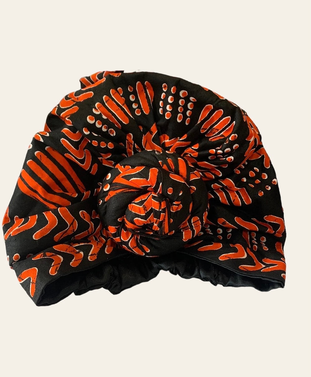 Jigida Pre-Tied Satin Lined Headwrap