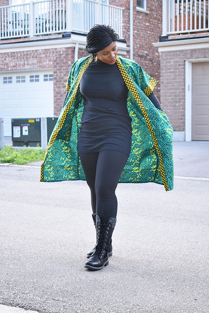 Lape Ankara Kimono Jacket