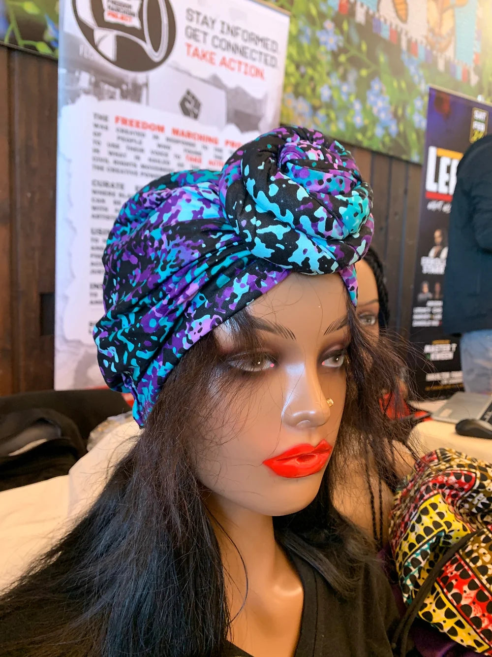 Lecha Pre-Tied Satin Lined Headwrap