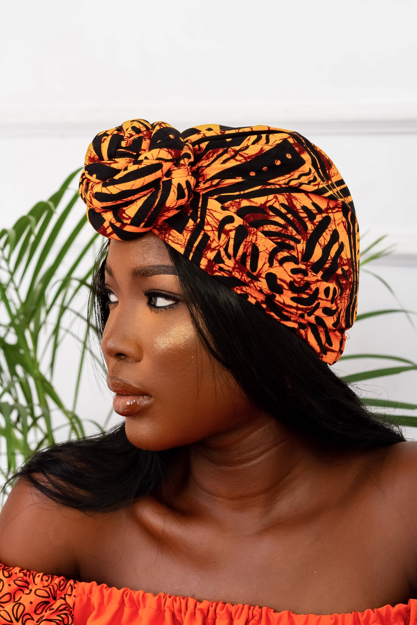 Makena Pre-Tied Satin Lined Headwrap