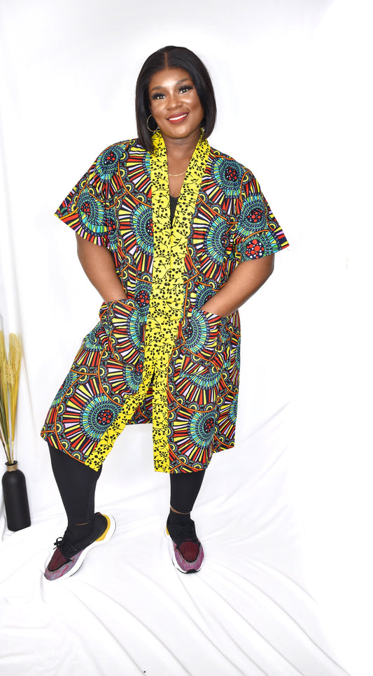 Moremi Ankara Kimono Jacket