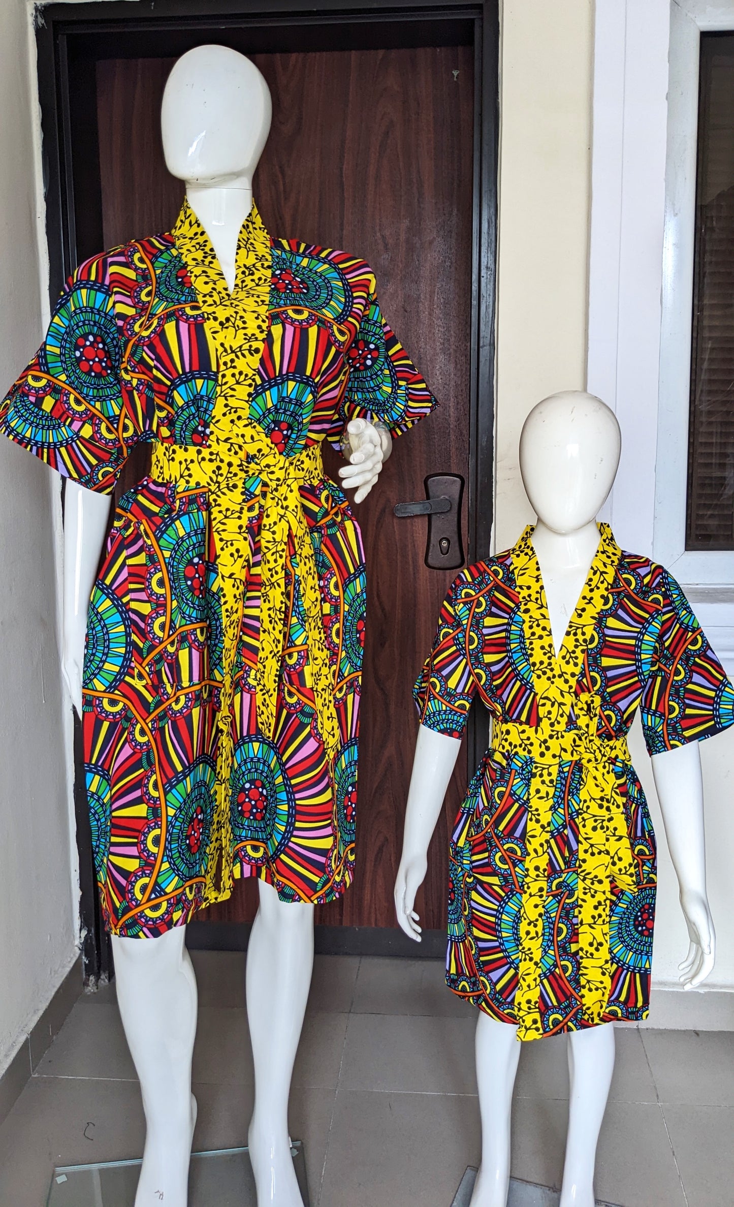 Moremi  Mommy & Me Ankara Kimono Jacket