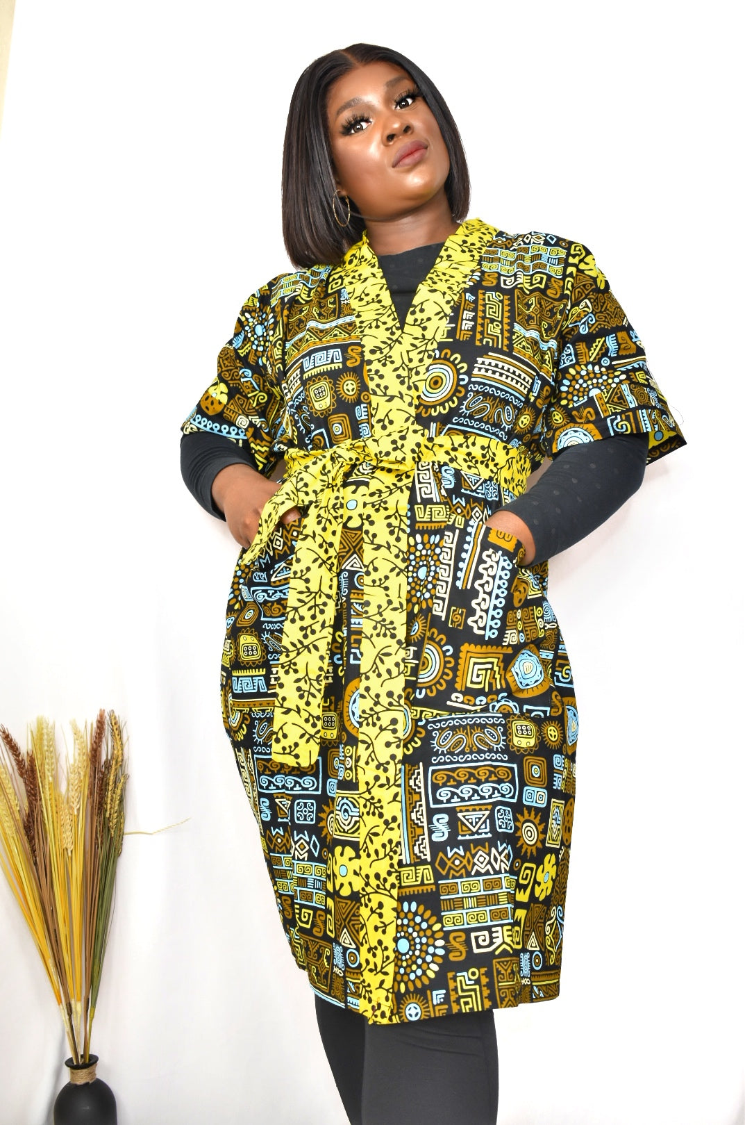 Motilayo Ankara Kimono Jacket