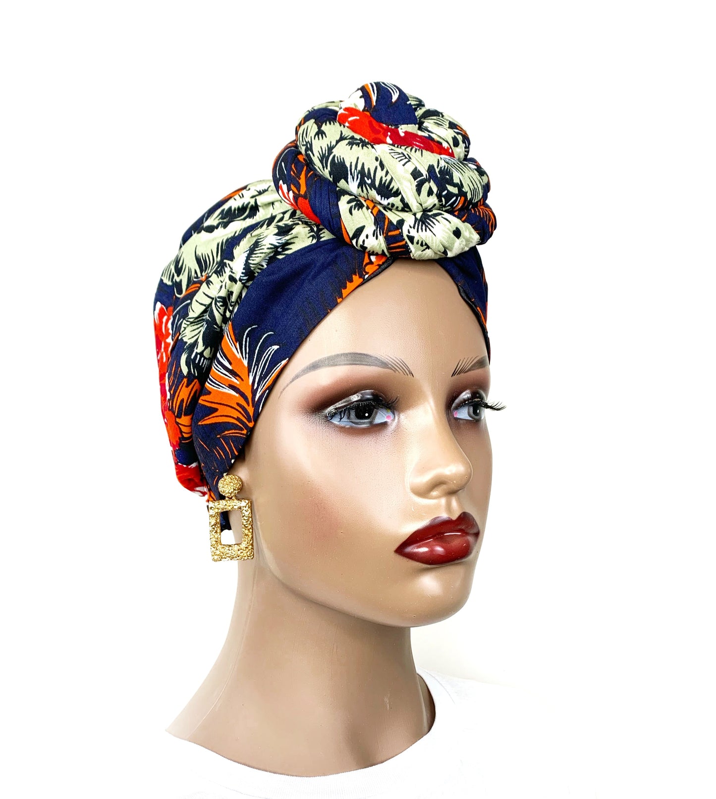 Nicole Pre-Tied Satin Lined Headwrap