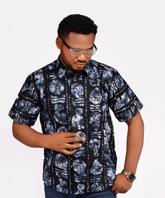 Ose African Print Men's Shirt