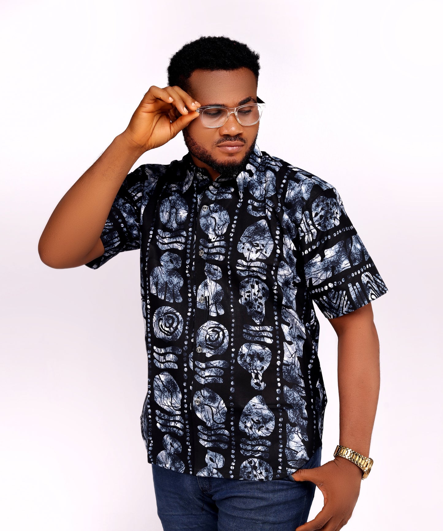 Ose African Print Men's Shirt