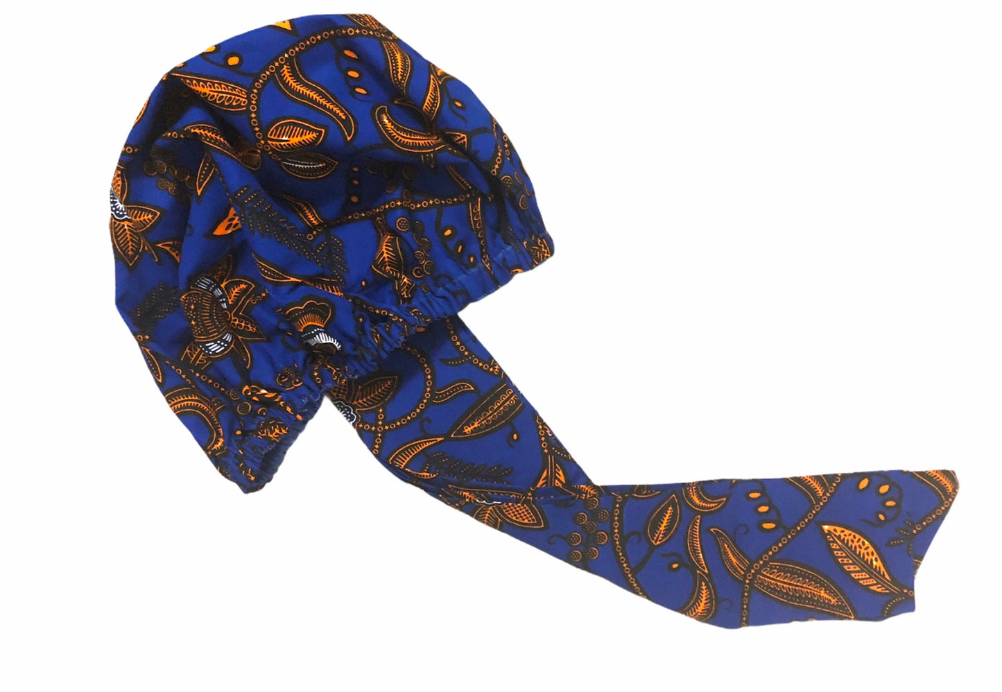 African Print Hair Bonnet With Scarf