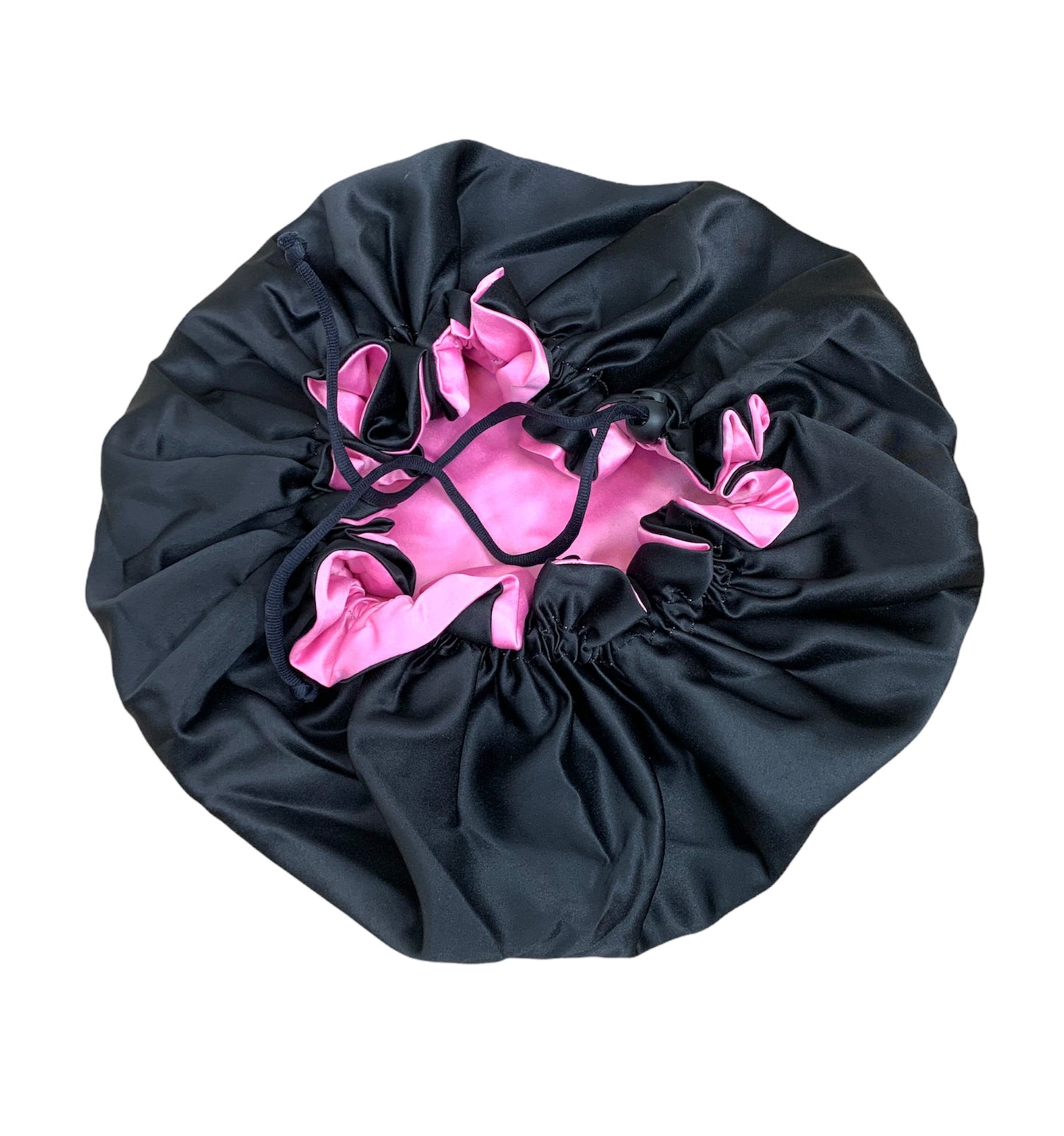 Ruffled Reversible Satin Bonnet #2