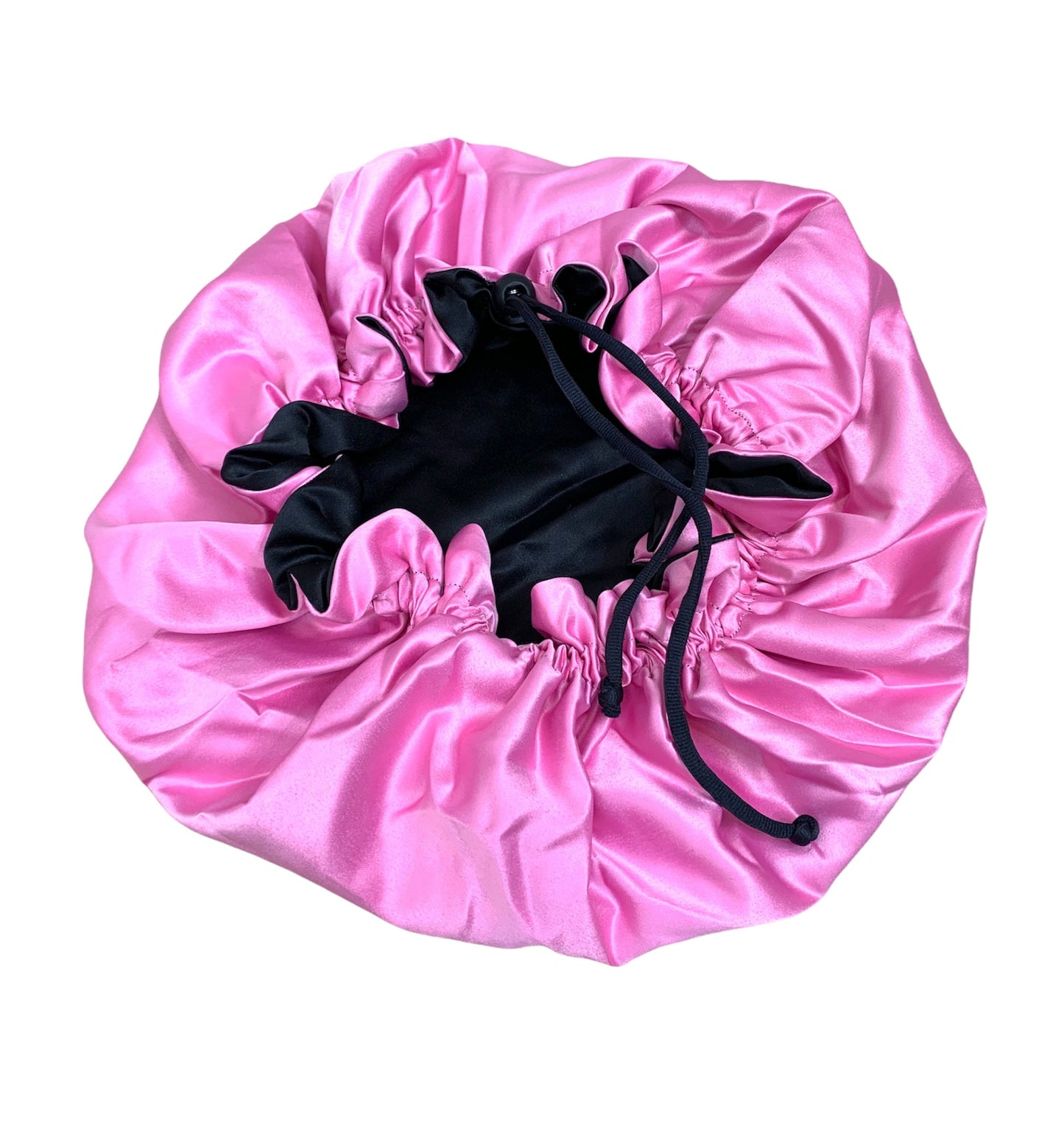 Tinu Ruffled Reversible Satin Bonnet