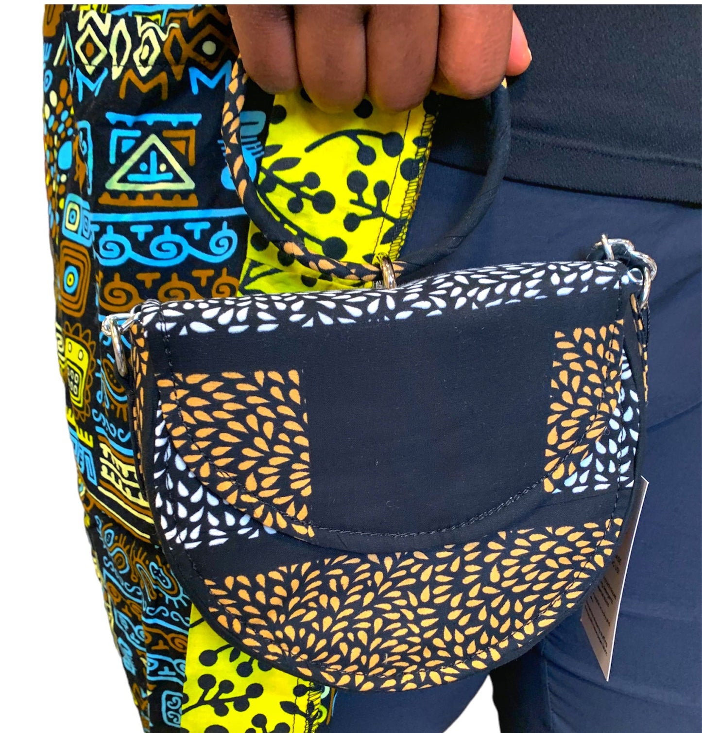 Lerato Ankara Mini Handbag