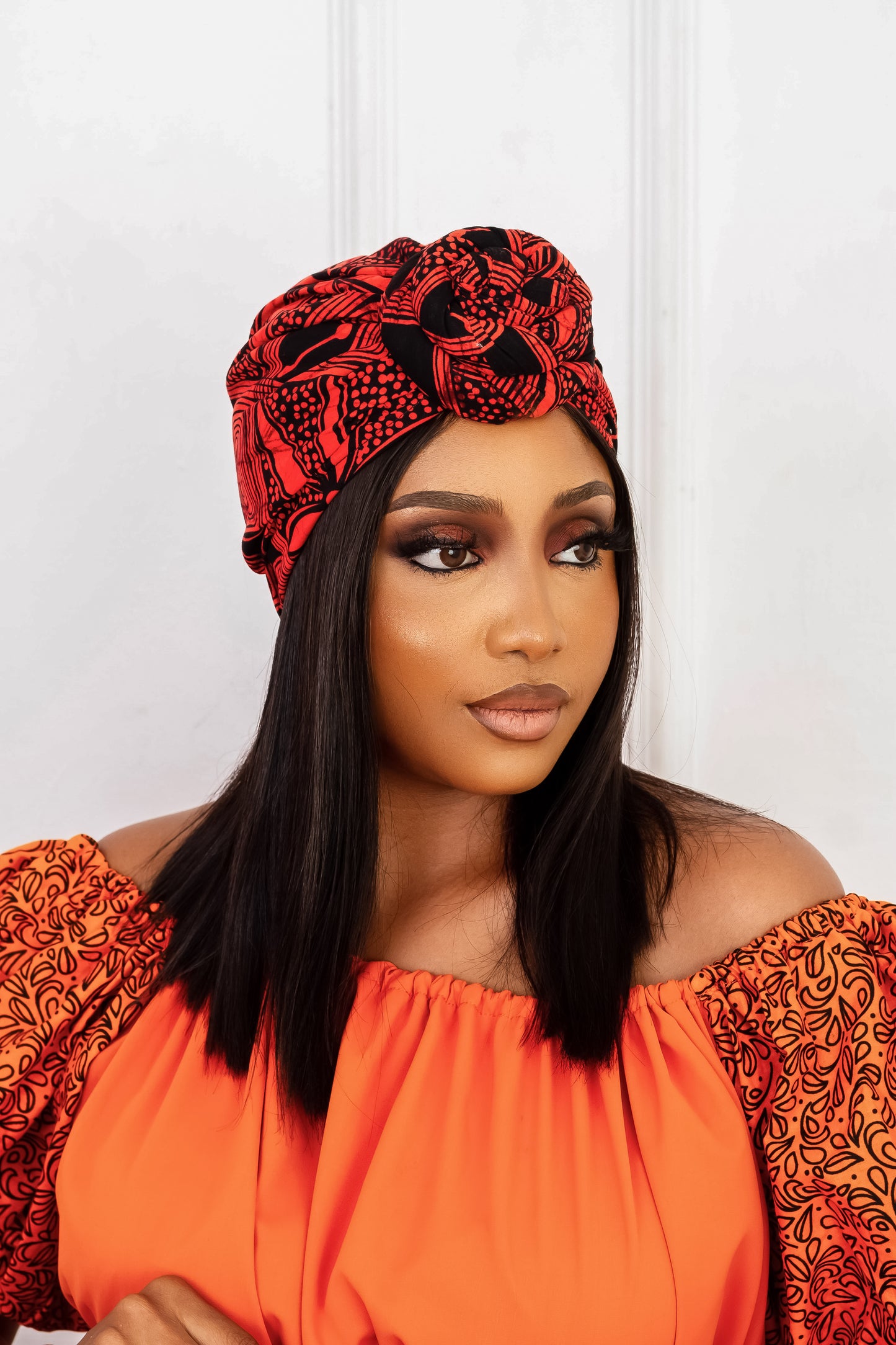 Teena Pre-Tied Satin Lined Headwrap