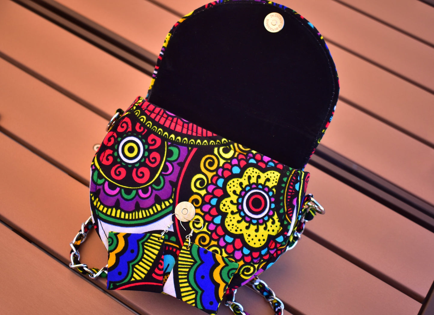 Zira Afrocentric Ankara Mini Handbag