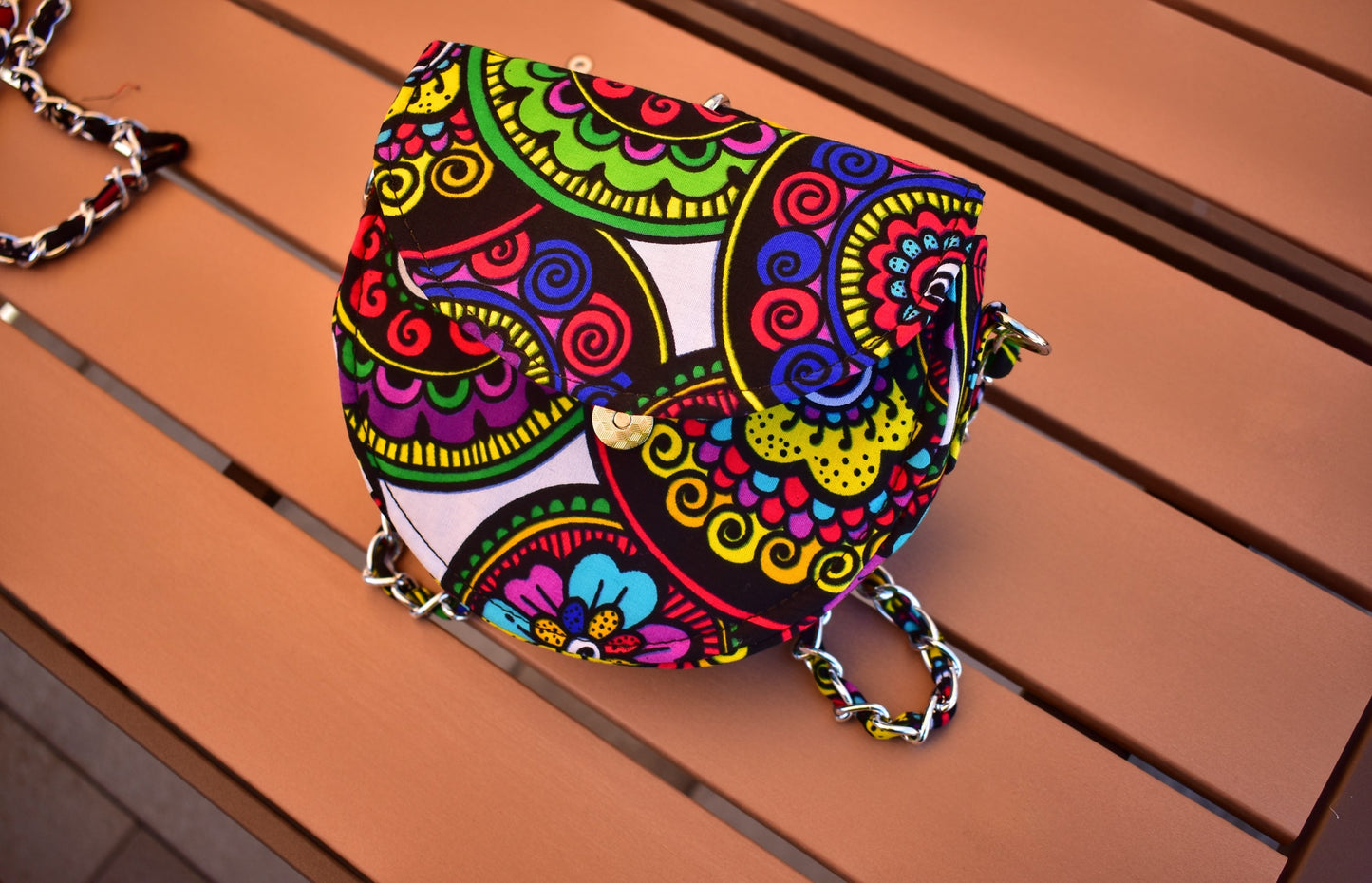 Zira Afrocentric Ankara Mini Handbag