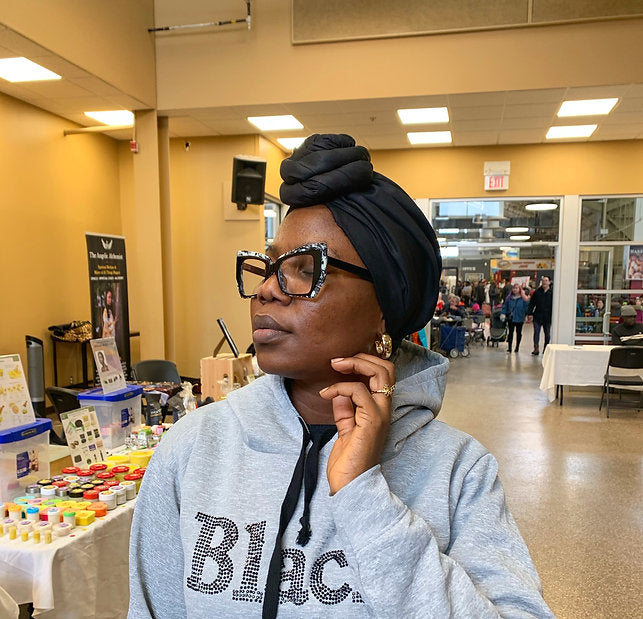 Plain-Coloured Pre-Tied Head Wrap